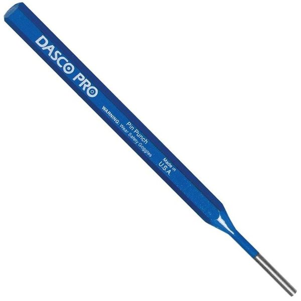 Dasco Pro Pin Punch, 332 in Tip, 512 in L, HCS 581-0